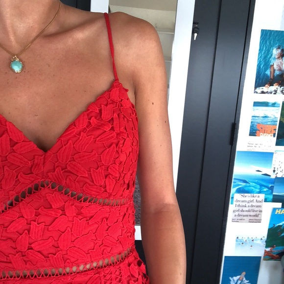 Bardot - Size 6/S - Red Dress - Picture 3 of 5